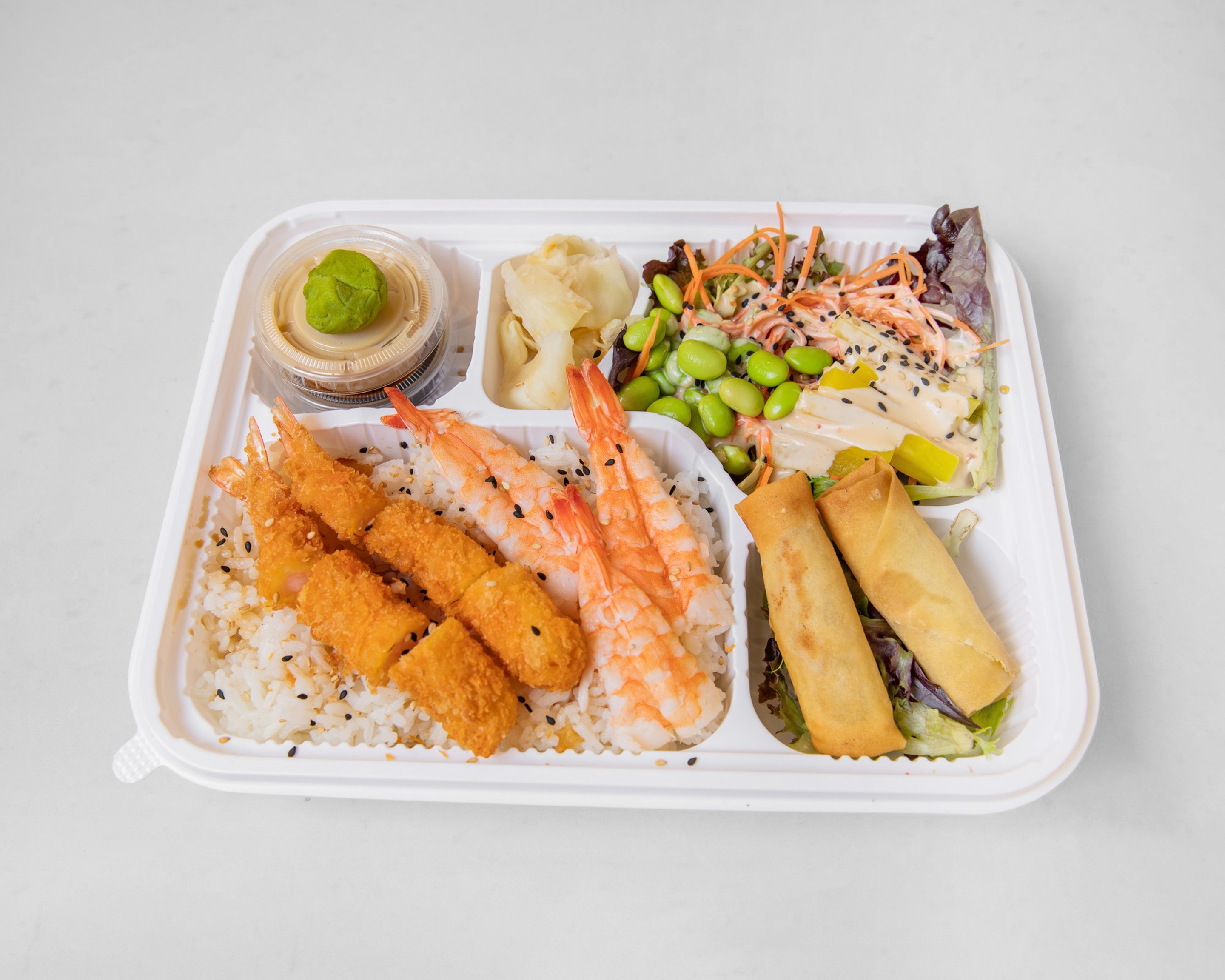 Bento crevettes tempura ORI